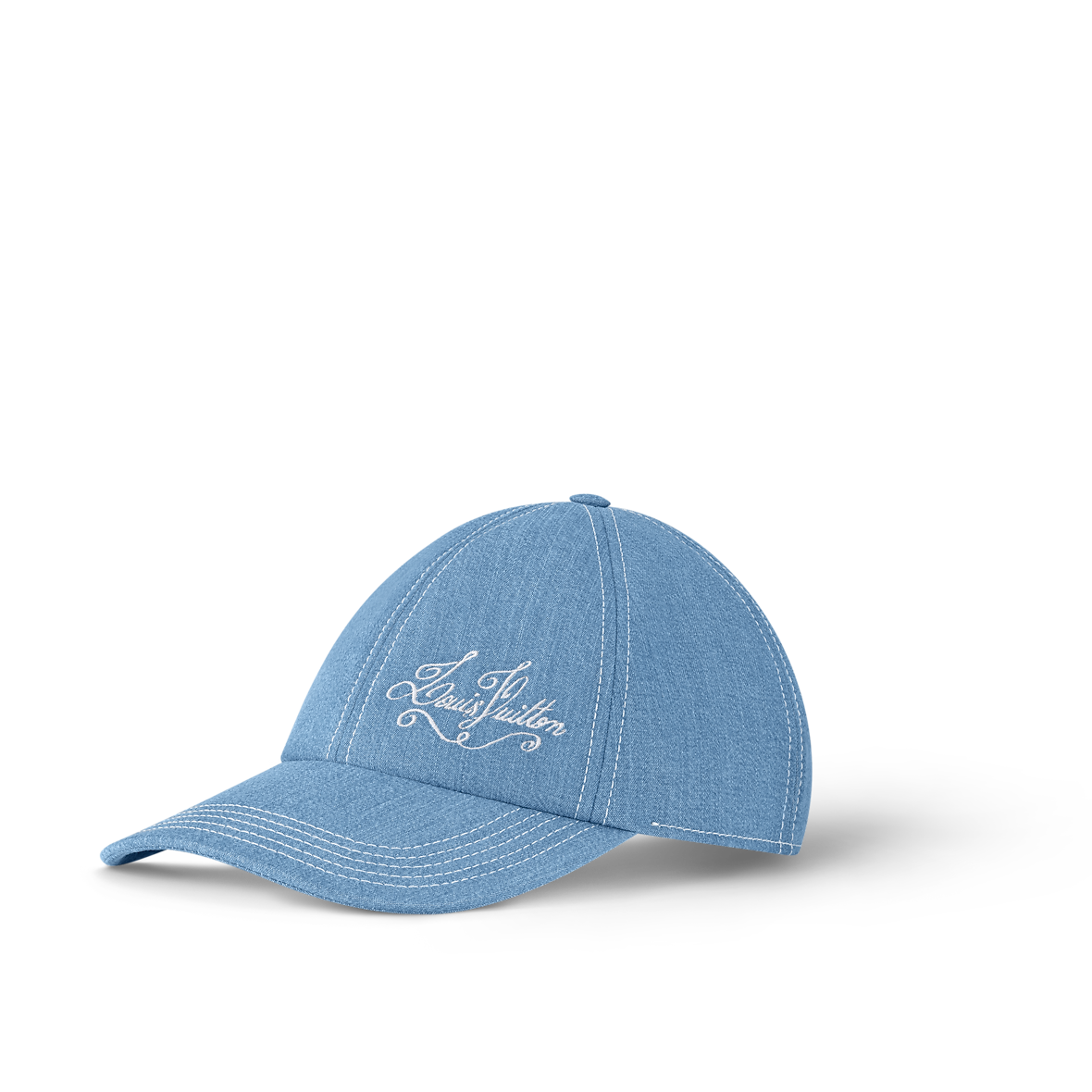 Casquette Louis Vuitton En Denim — vue 2