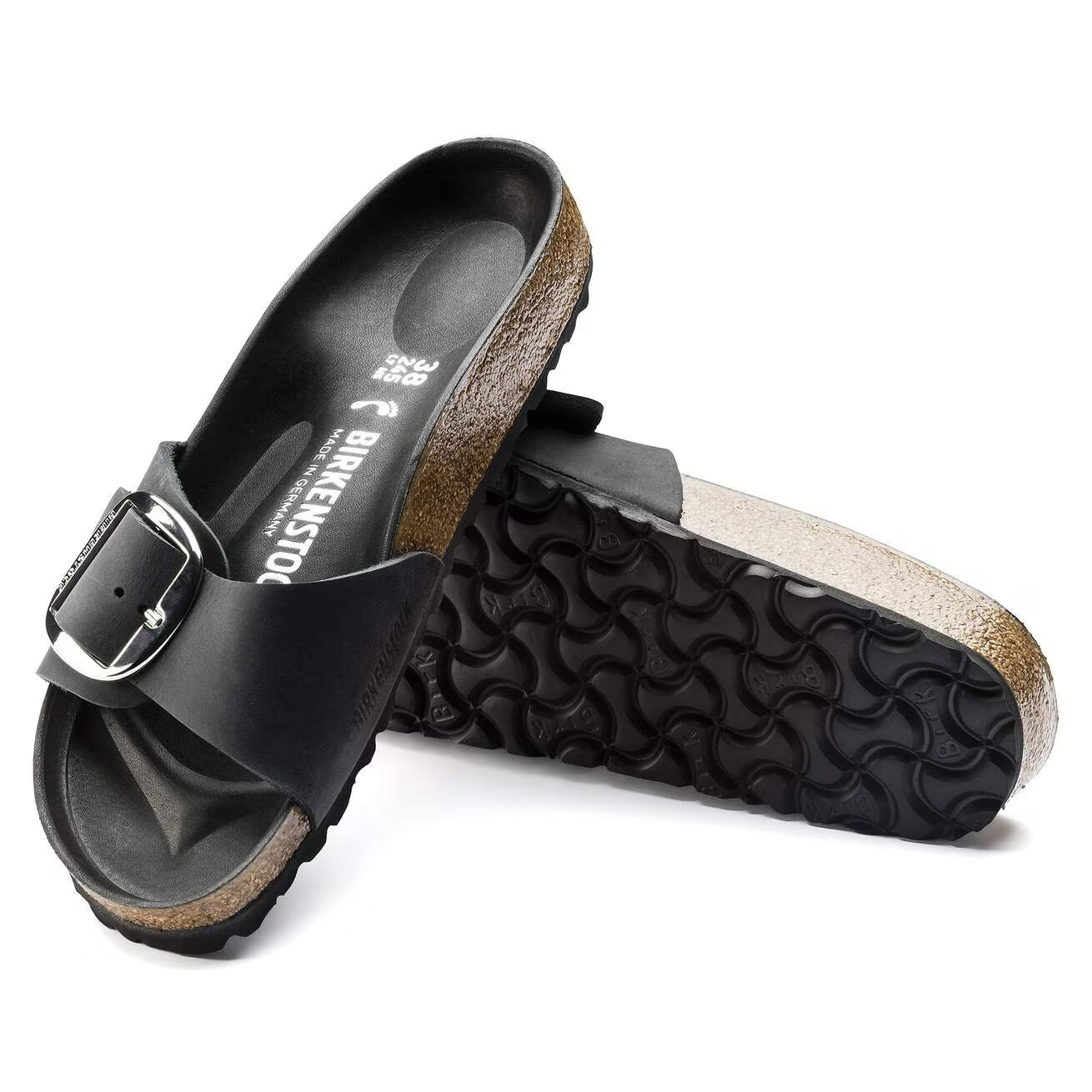 Sandales Birkenstock Madrid Noir — vue 3