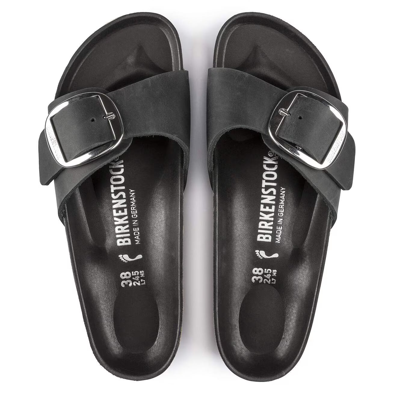 Sandales Birkenstock Madrid Noir — vue 4
