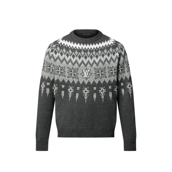 Pull Louis Vuitton Ornementé En Laine et Cachemire