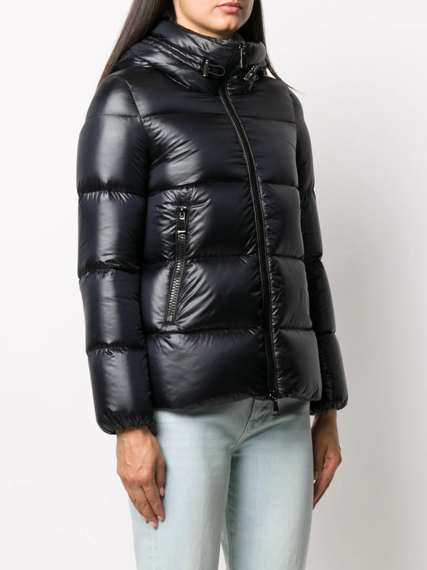 Doudoune Moncler à Patch Logo