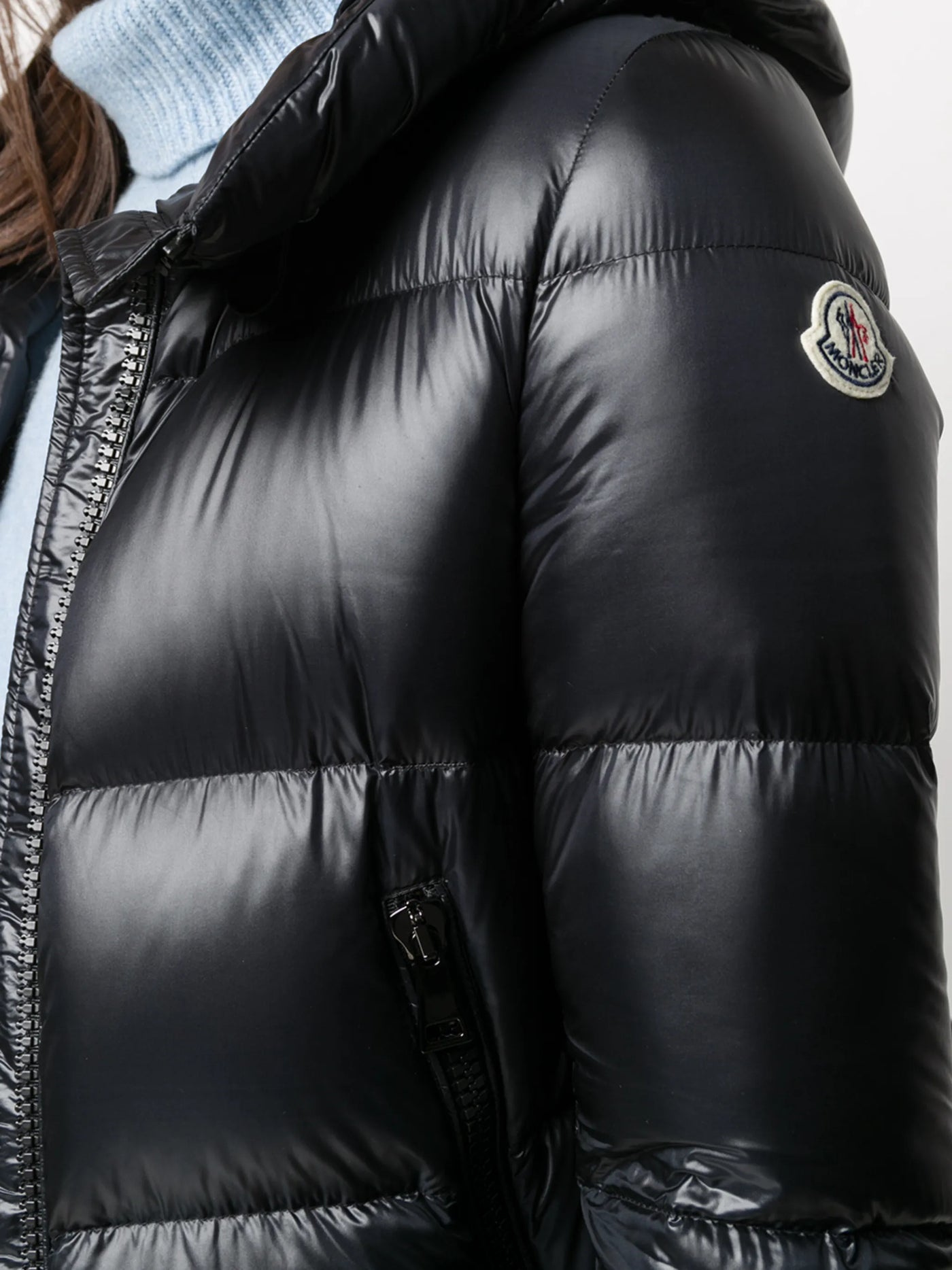 Doudoune Moncler à Patch Logo — vue 2