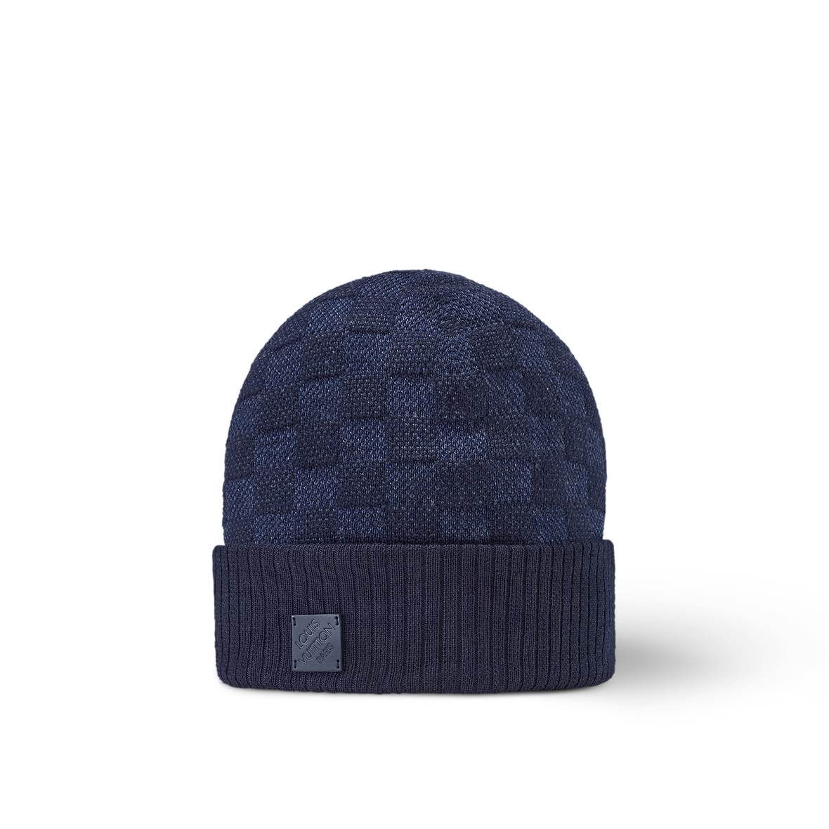 Bonnet Louis Vuitton Néo Petit Damier Bleu Marine — vue 2