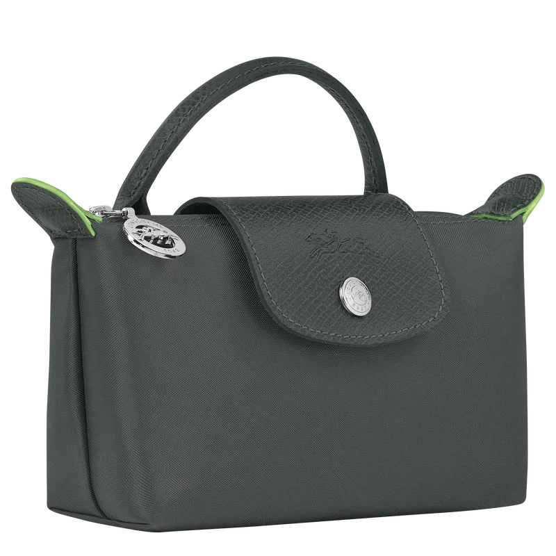 Pochette Longchamp le Pliage Original Graphite — vue 3