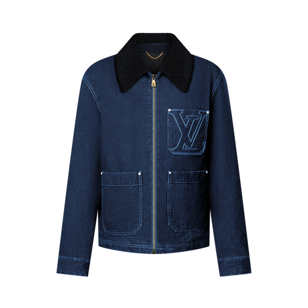 Veste Louis Vuitton Workwear D'hiver En Denim