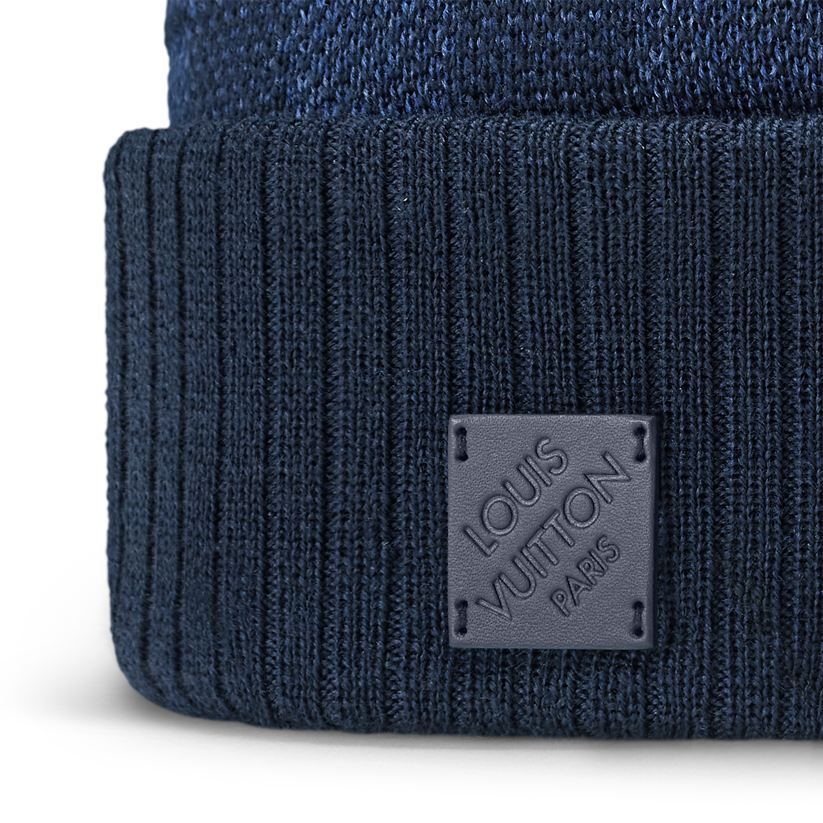 Bonnet Louis Vuitton Néo Petit Damier Bleu Marine — vue 4