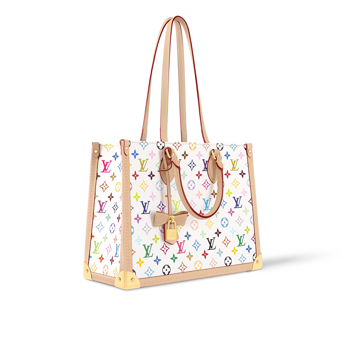 Sac Louis Vuitton Takashi Murakami Onthego MM (F) — vue 3