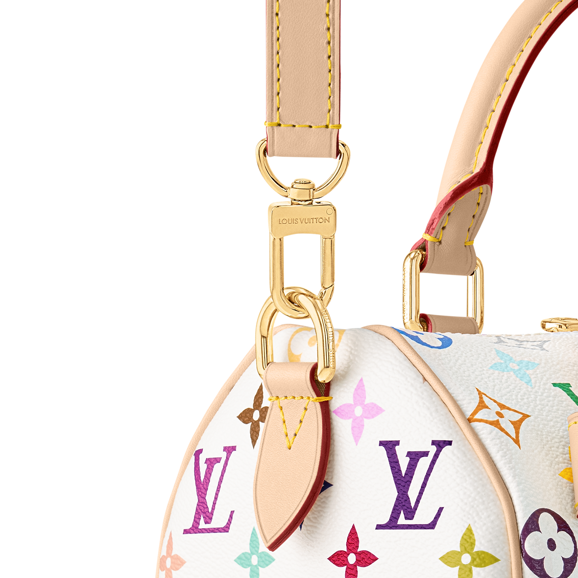 Sac Louis Vuitton Takashi Murakami Speedy Bandoulière 25 (F) — vue 3