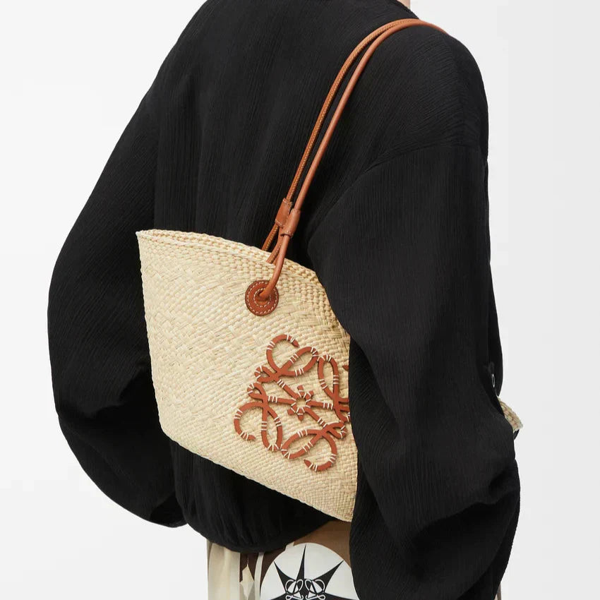 Panier Loewe Anagram Iraca Petit Naturel (F) — vue 2