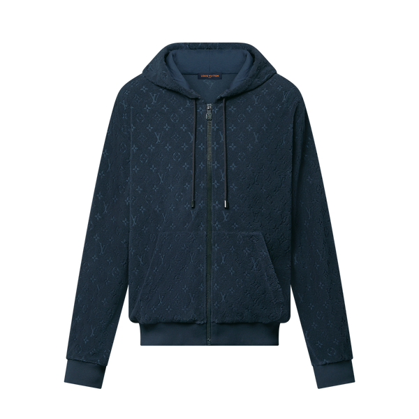 Hoodie Louis Vuitton Monogram Zippé En French Terry
