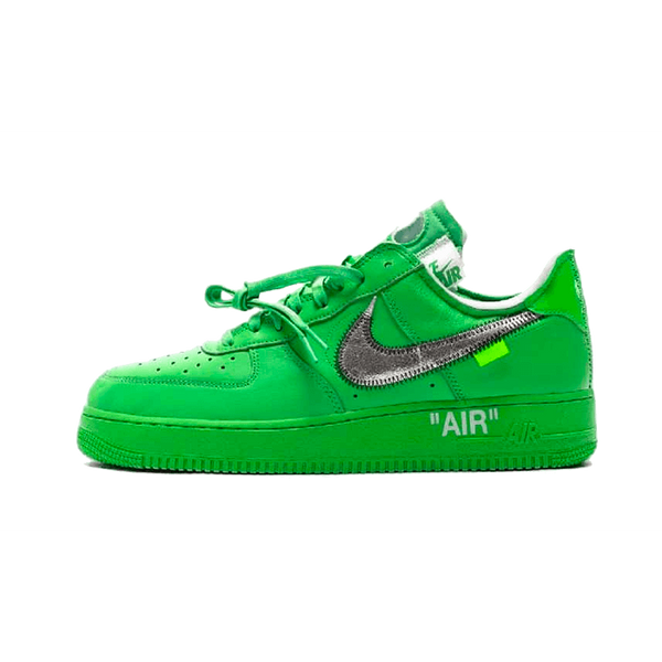 Baskets Off-White Nike Air Force One Clair Vert Spark