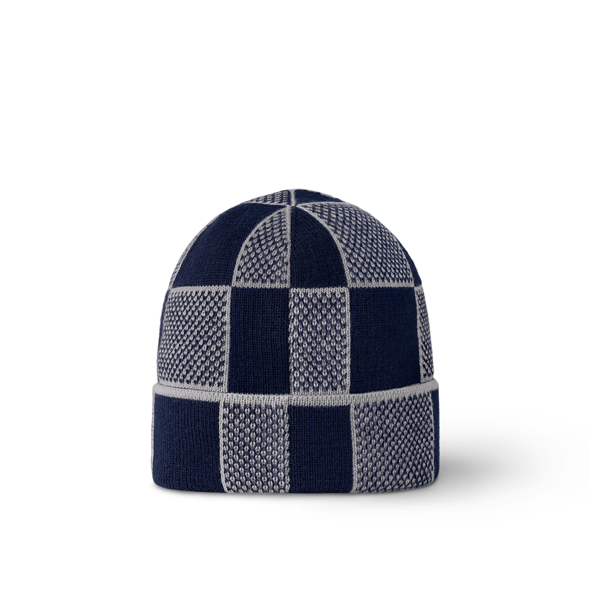 Bonnet Louis Vuitton Damier Heritage Bleu Marine — vue 2