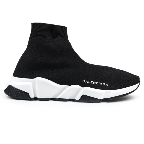 Baskets Balenciaga Speed Knit Sock Noir Blanc Noir