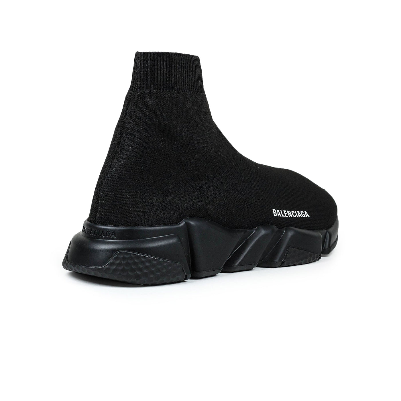 Baskets Balenciaga Speed Knit Sock Triple Noir (F) — vue 3
