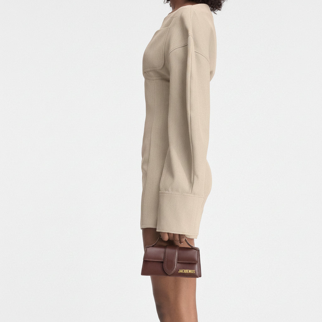Sac Jacquemus le Bambino Marron — vue 5