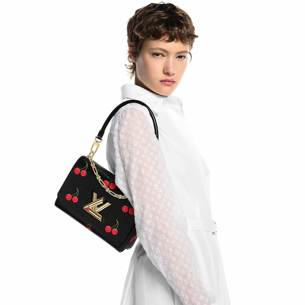 Sac Louis Vuitton Takashi Murakami Twist MM (F) — vue 2