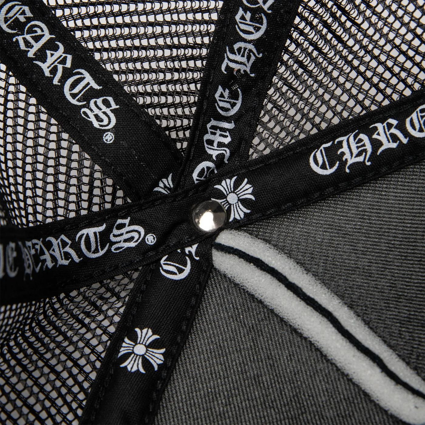 Casquette Chrome Hearts CH London Noir Trucker — vue 7