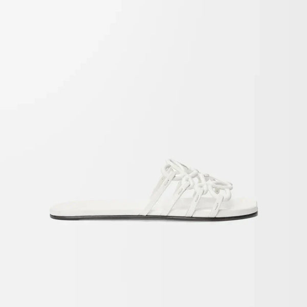 Sandales Loewe Petal Anagram Blanc