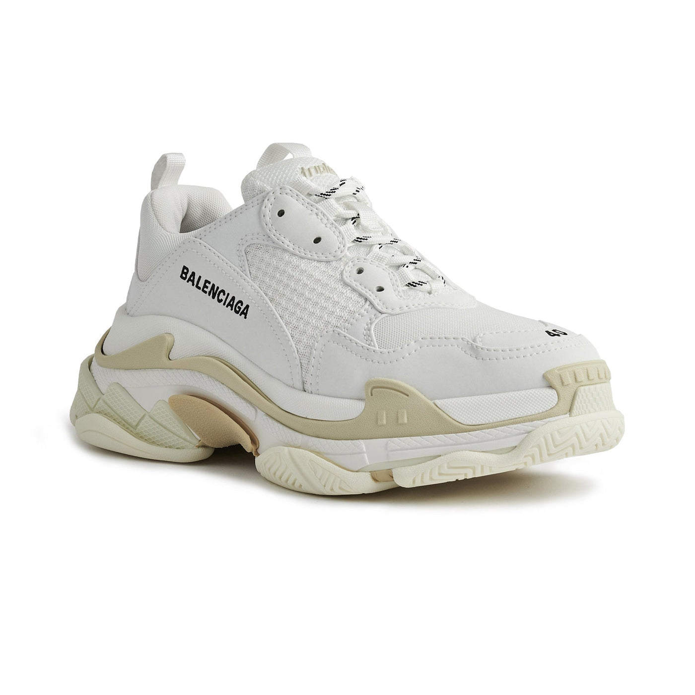 Baskets Balenciaga Triple S Blanc — vue 2