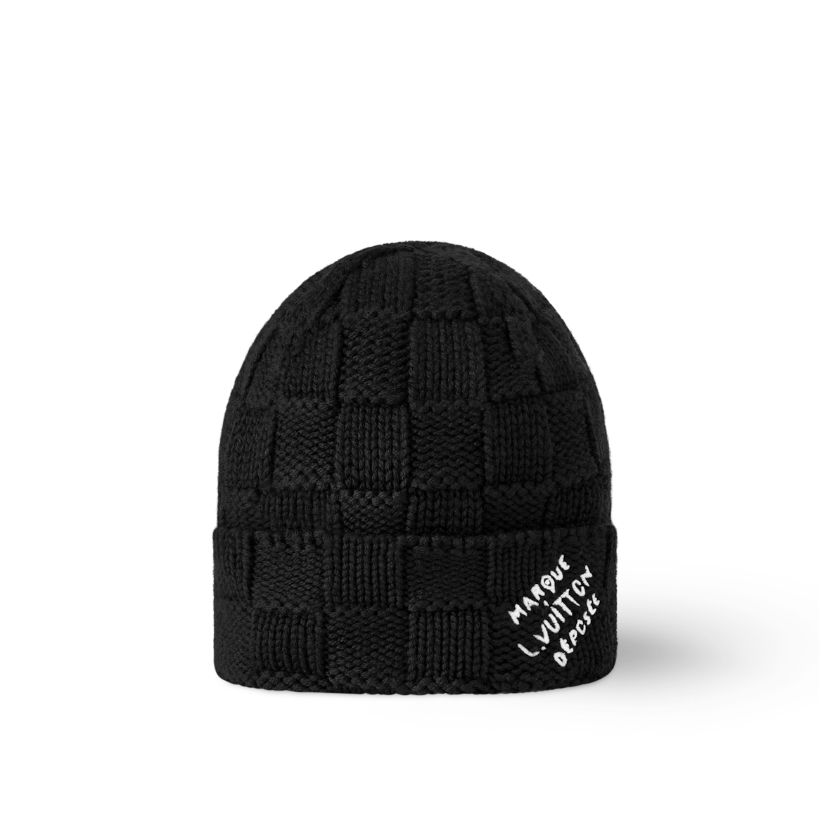 Bonnet Louis Vuitton Damier Snug Noir