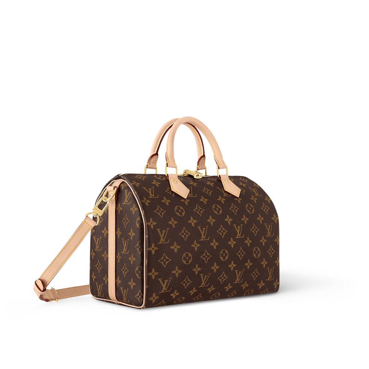 Sac Louis Vuitton Speedy Bandoulière 30 Toile Monogram (F) — vue 3