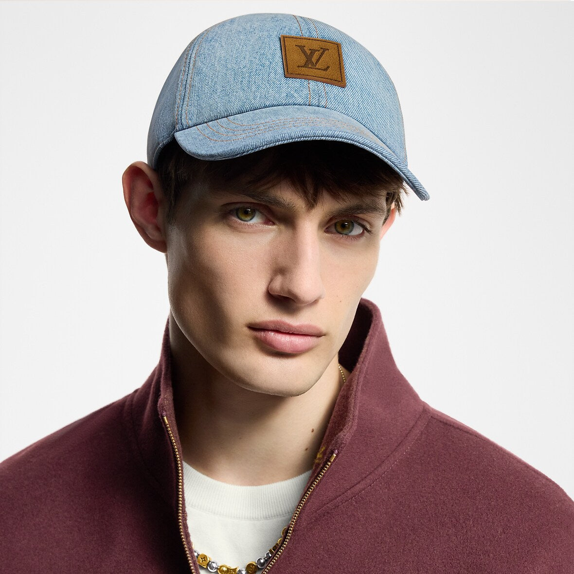 Casquette Louis Vuitton En Denim Staples — vue 2