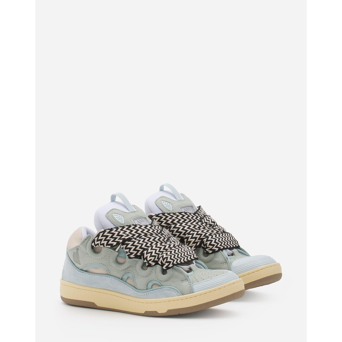 Baskets Lanvin Curb Bleu Pâle — vue 2