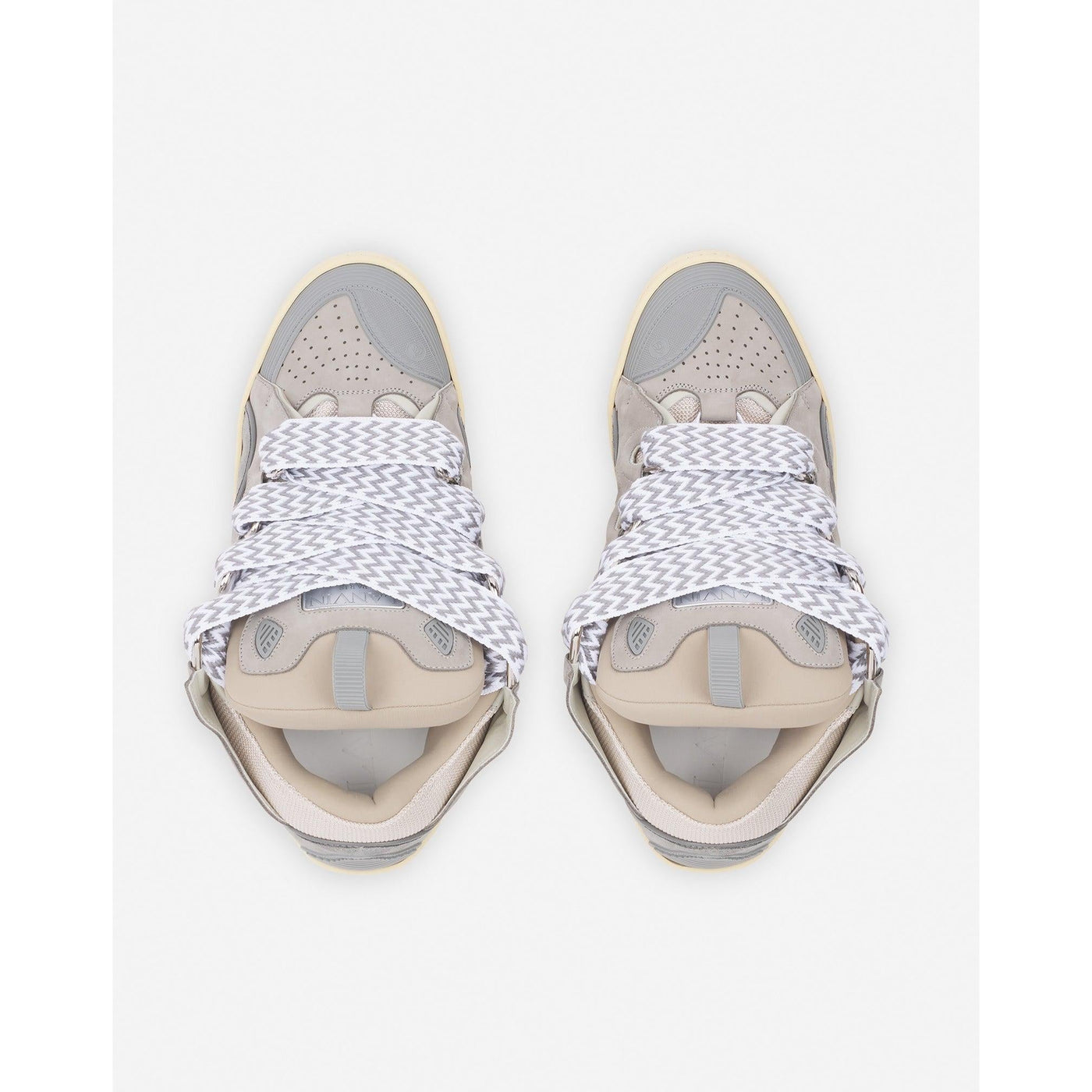 Baskets Lanvin Curb Gris — vue 4