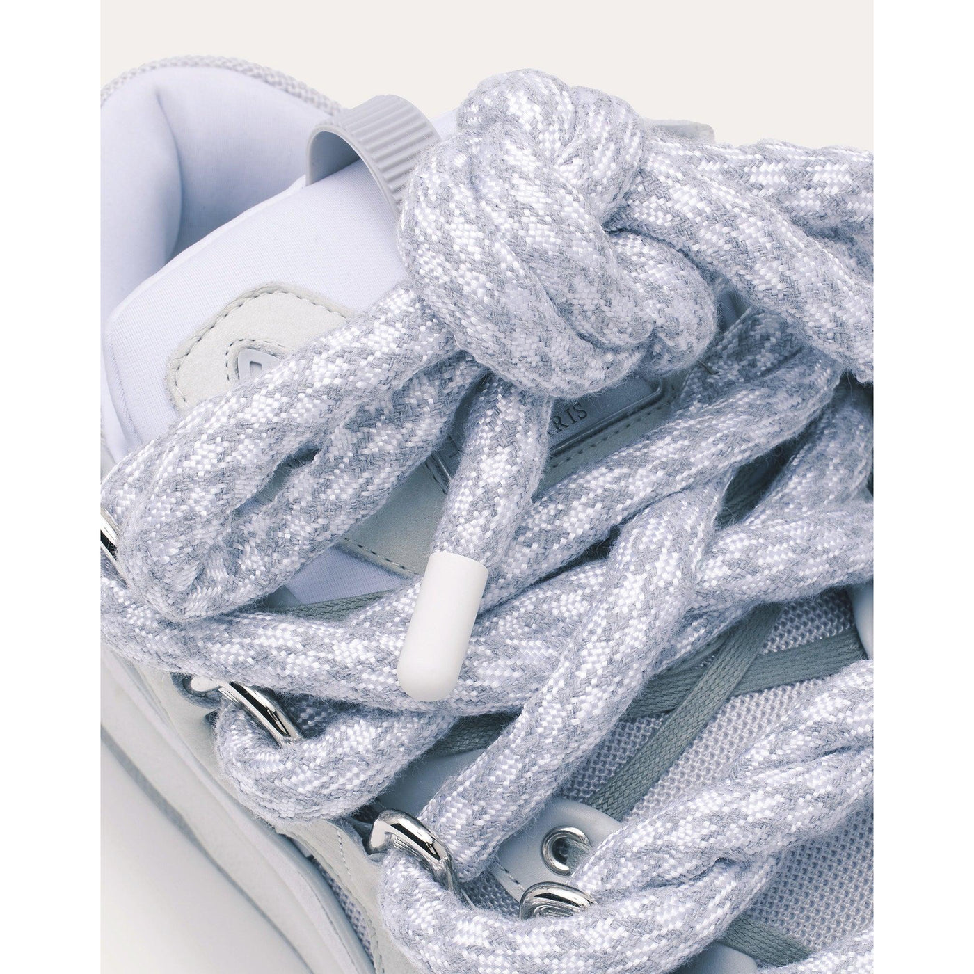 Baskets Lanvin Curb Snake Laces Blanc — vue 5