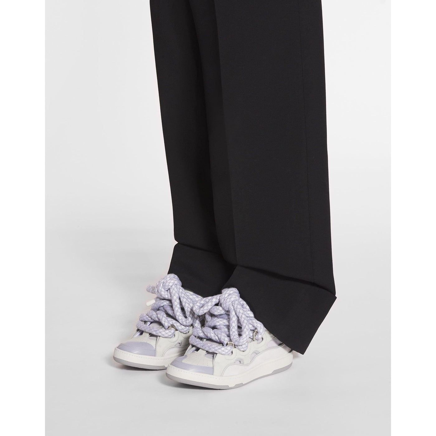 Baskets Lanvin Curb Snake Laces Blanc — vue 6