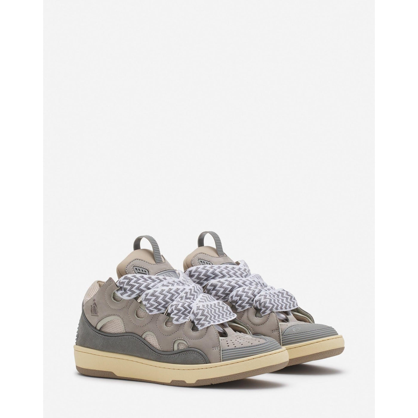 Baskets Lanvin Curb Gris (F) — vue 2