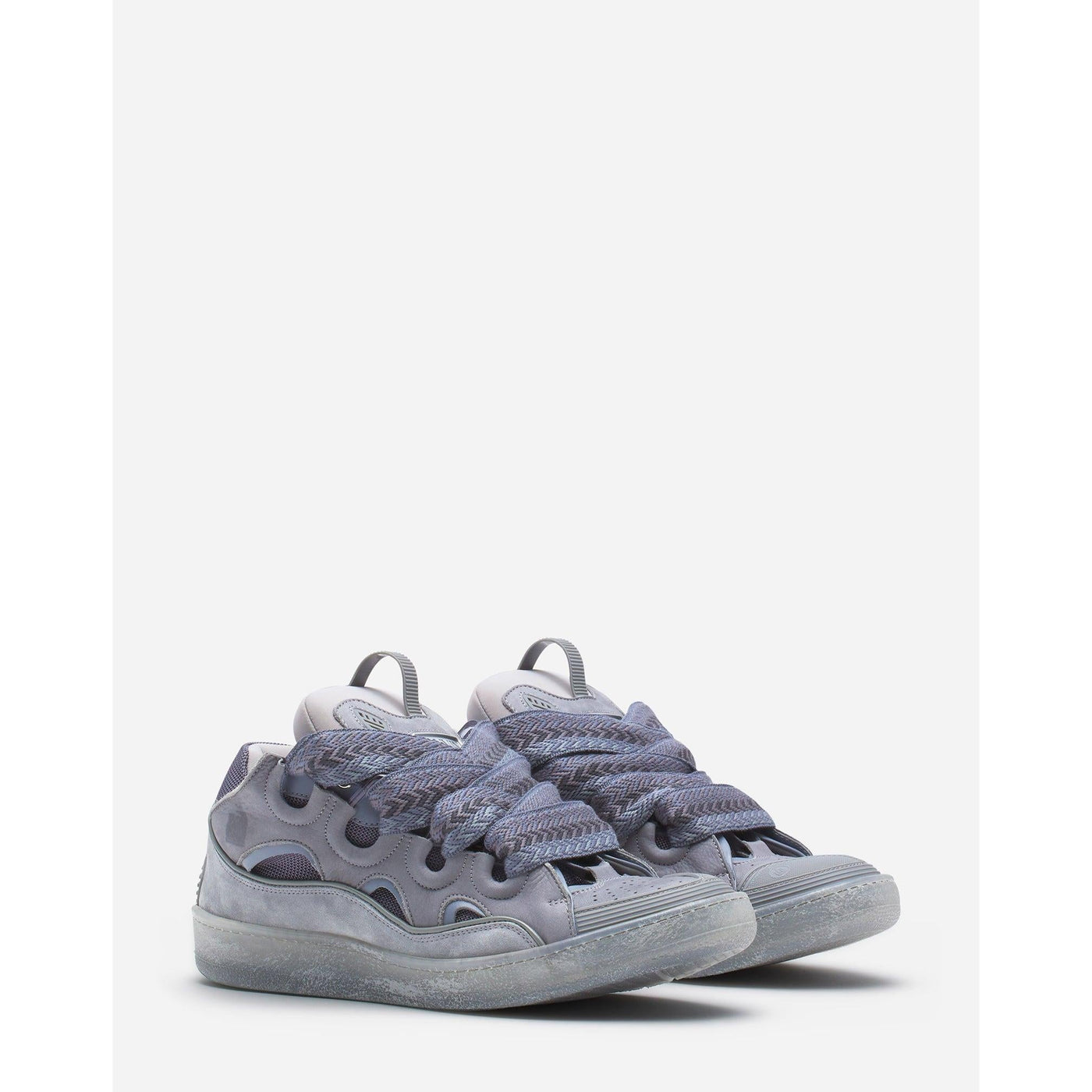 Baskets Lanvin Curb Gris Clair (F) — vue 2