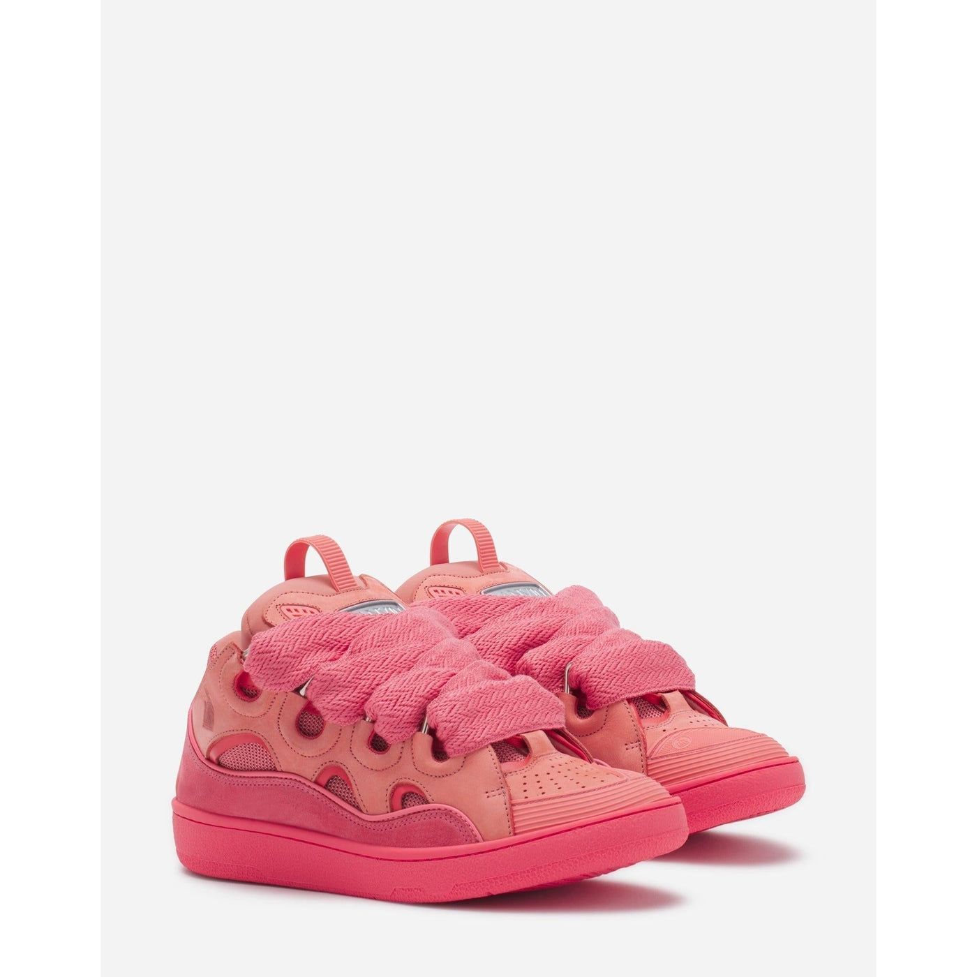 Baskets Lanvin Curb Rose Fluo (F) — vue 2
