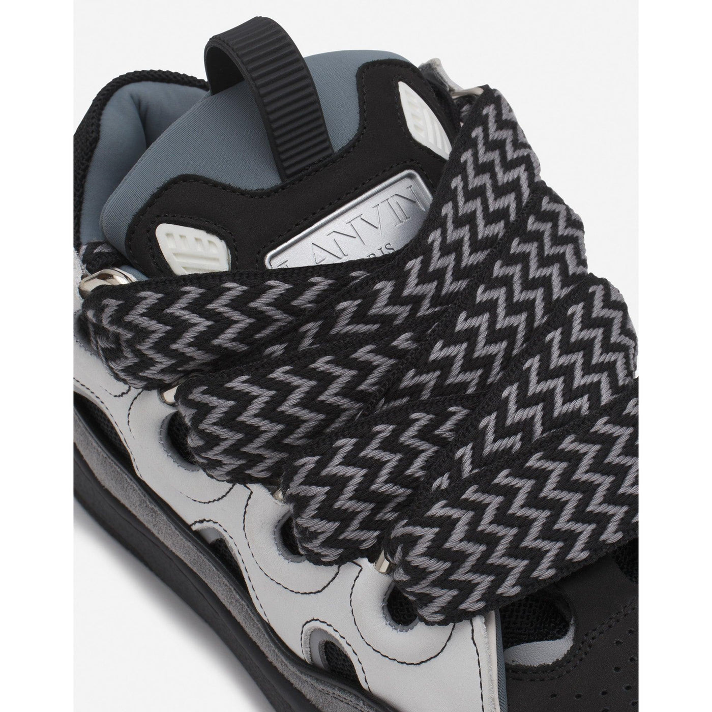 Baskets Lanvin Curb Blanc/Anthracite (F) — vue 5