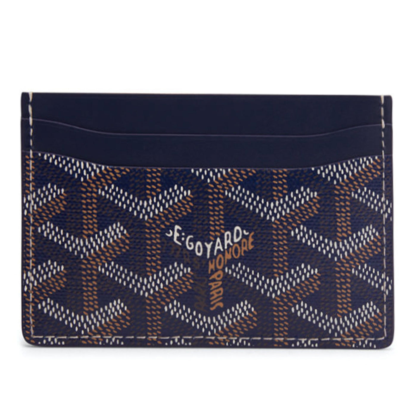Porte-cartes Goyard Saint Sulpice Marine Bleu