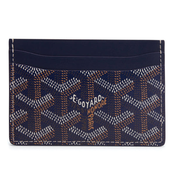 Porte-cartes Goyard Saint Sulpice Marine Bleu