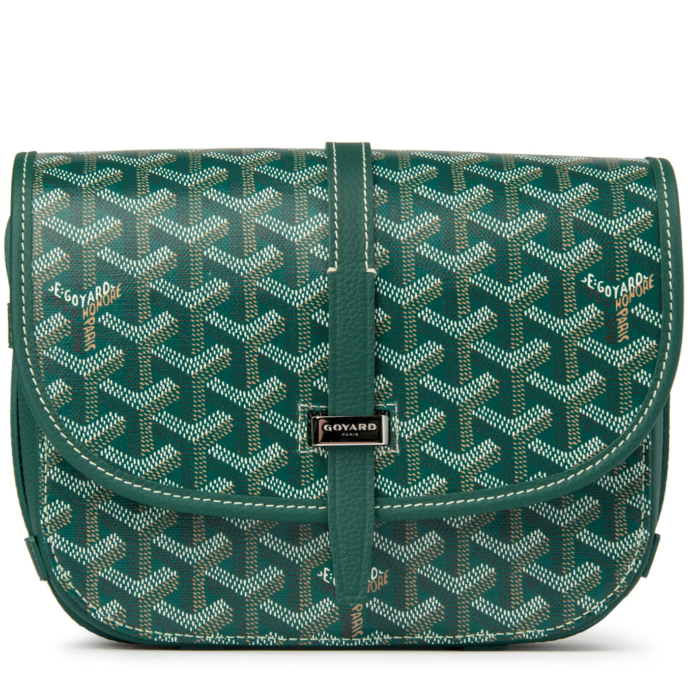 Sac à bandoulière Goyard Goyardine Belvedere II Vert PM Messenger