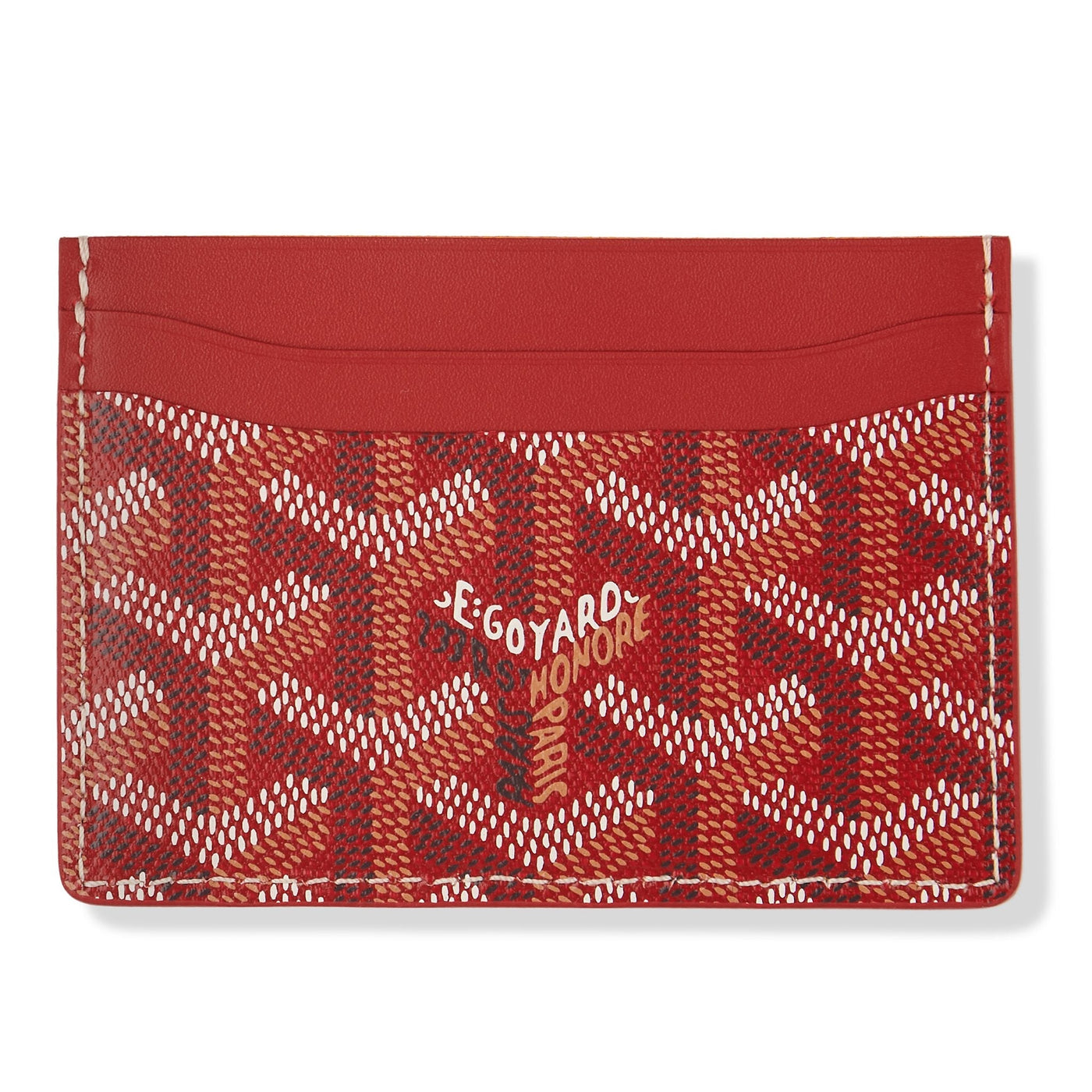 Porte-cartes Goyard Saint Sulpice Rouge
