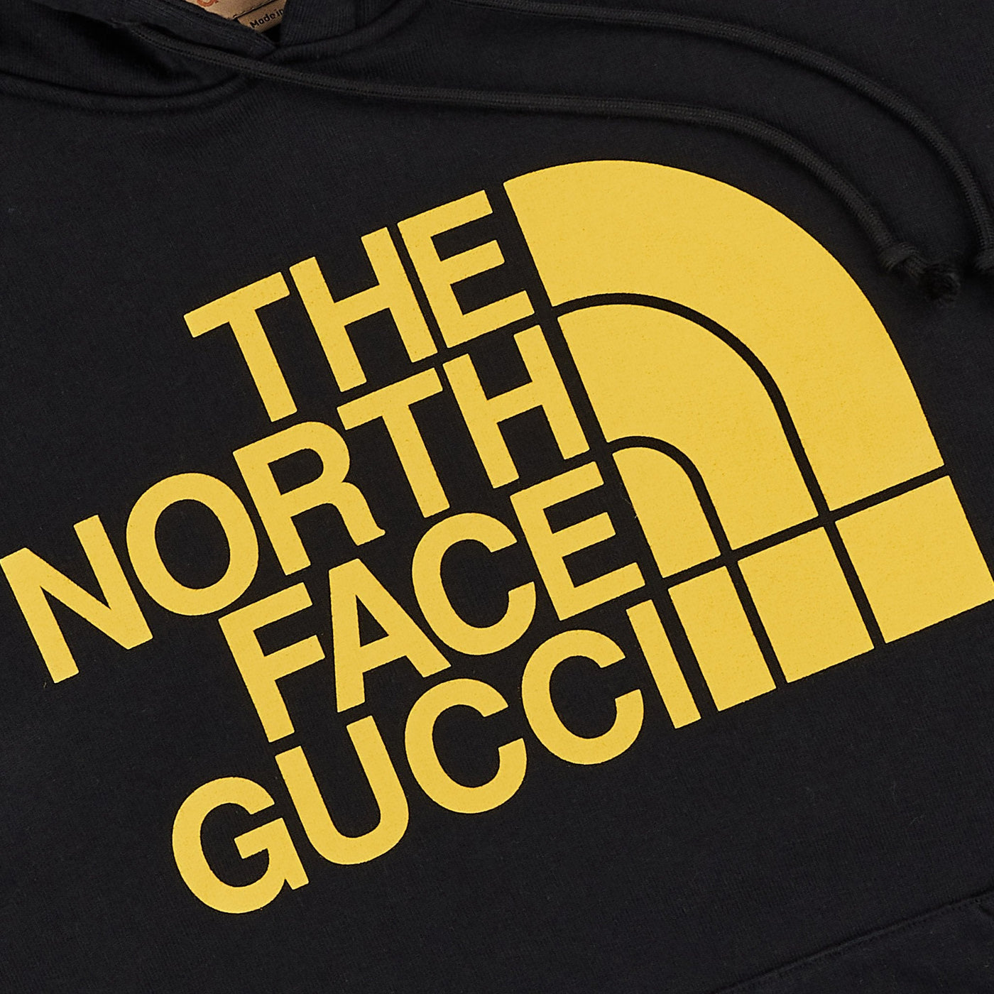 Hoodie Gucci × The North Face Gucci × the North Face Noir Jaune — vue 2