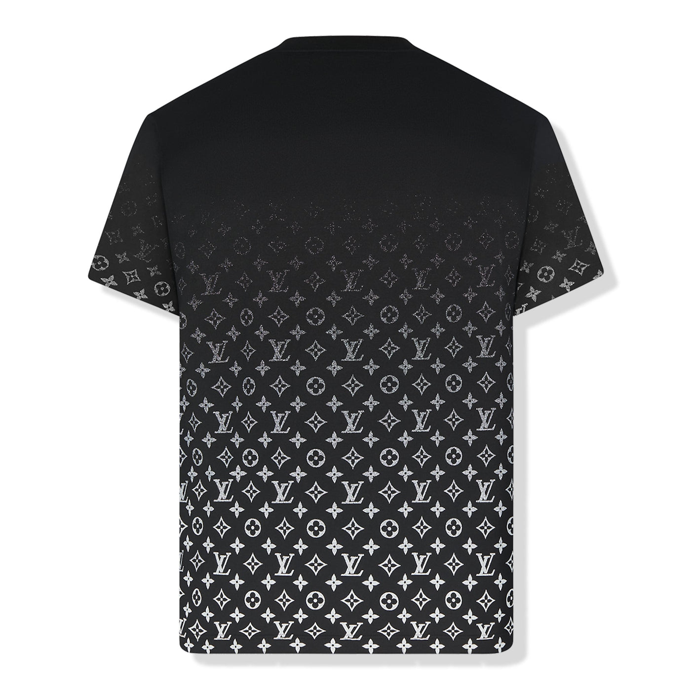T-Shirt Louis Vuitton Monogram Gradient Noir Blanc T Shirt — vue 3