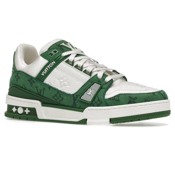 Baskets Louis Vuitton Monogram Vert Denim — alt