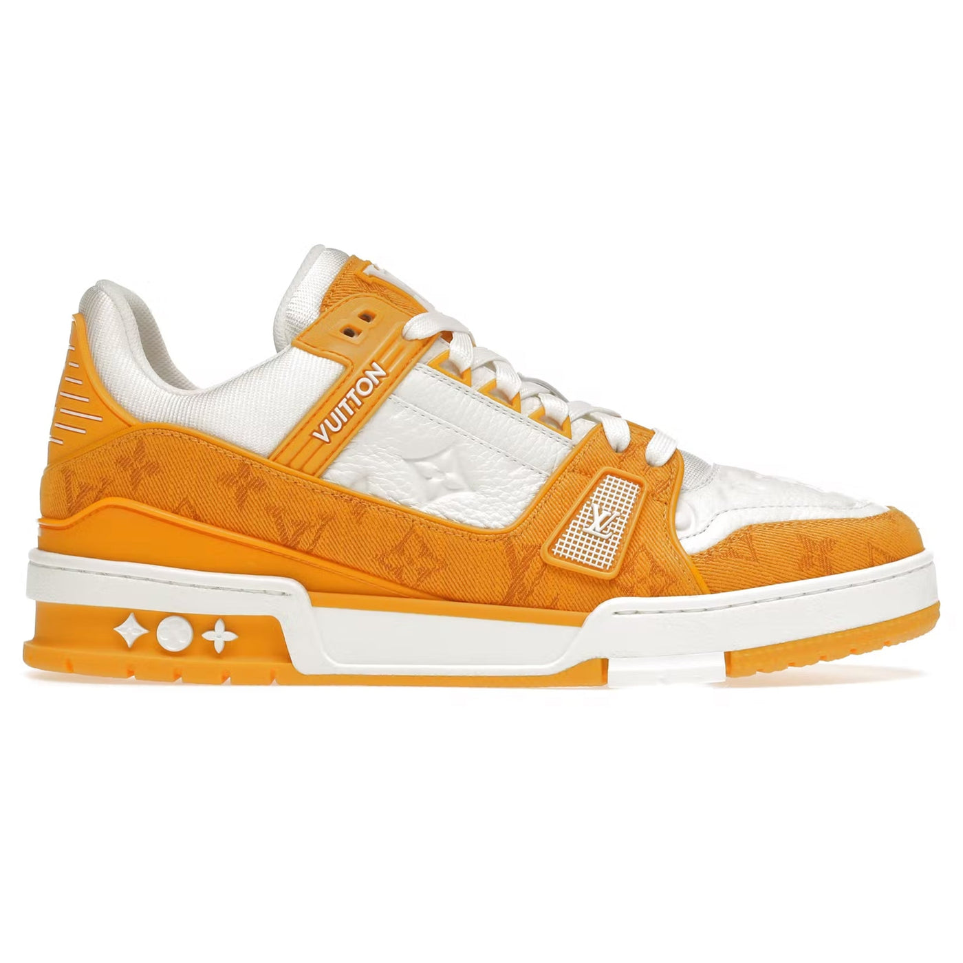 Baskets Louis Vuitton Monogram Jaune Denim