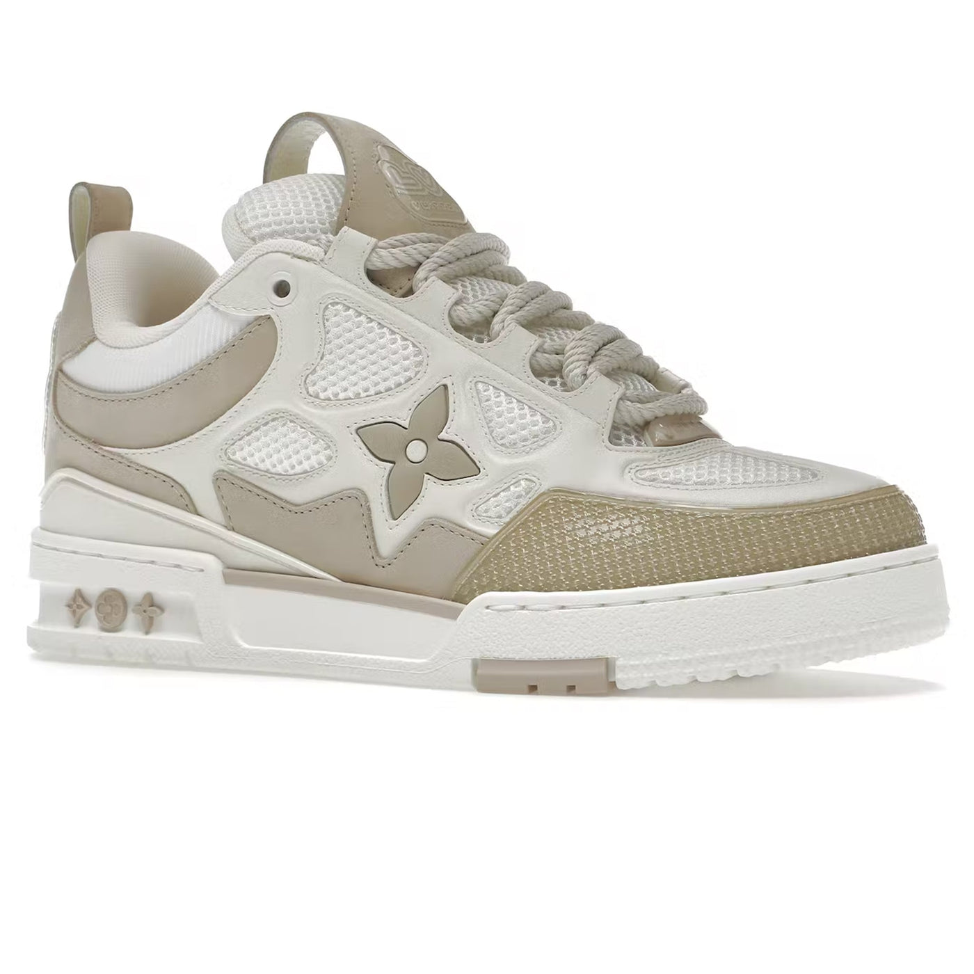 Baskets Louis Vuitton Skate Trainer Beige — vue 2
