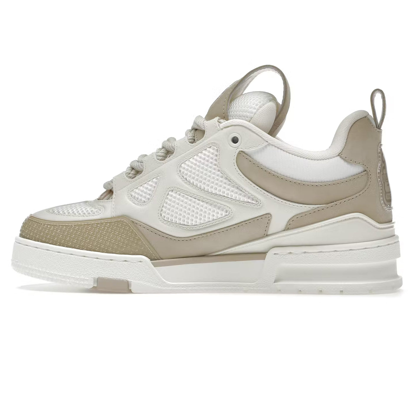 Baskets Louis Vuitton Skate Trainer Beige — vue 6