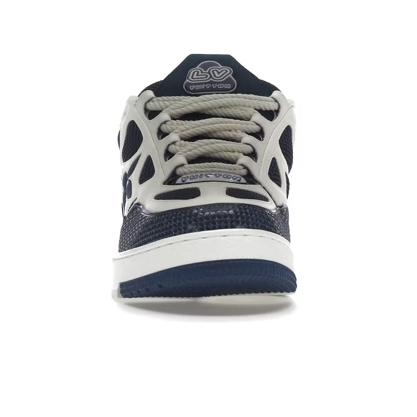 Baskets Louis Vuitton Skate Bleu Marine — vue 5