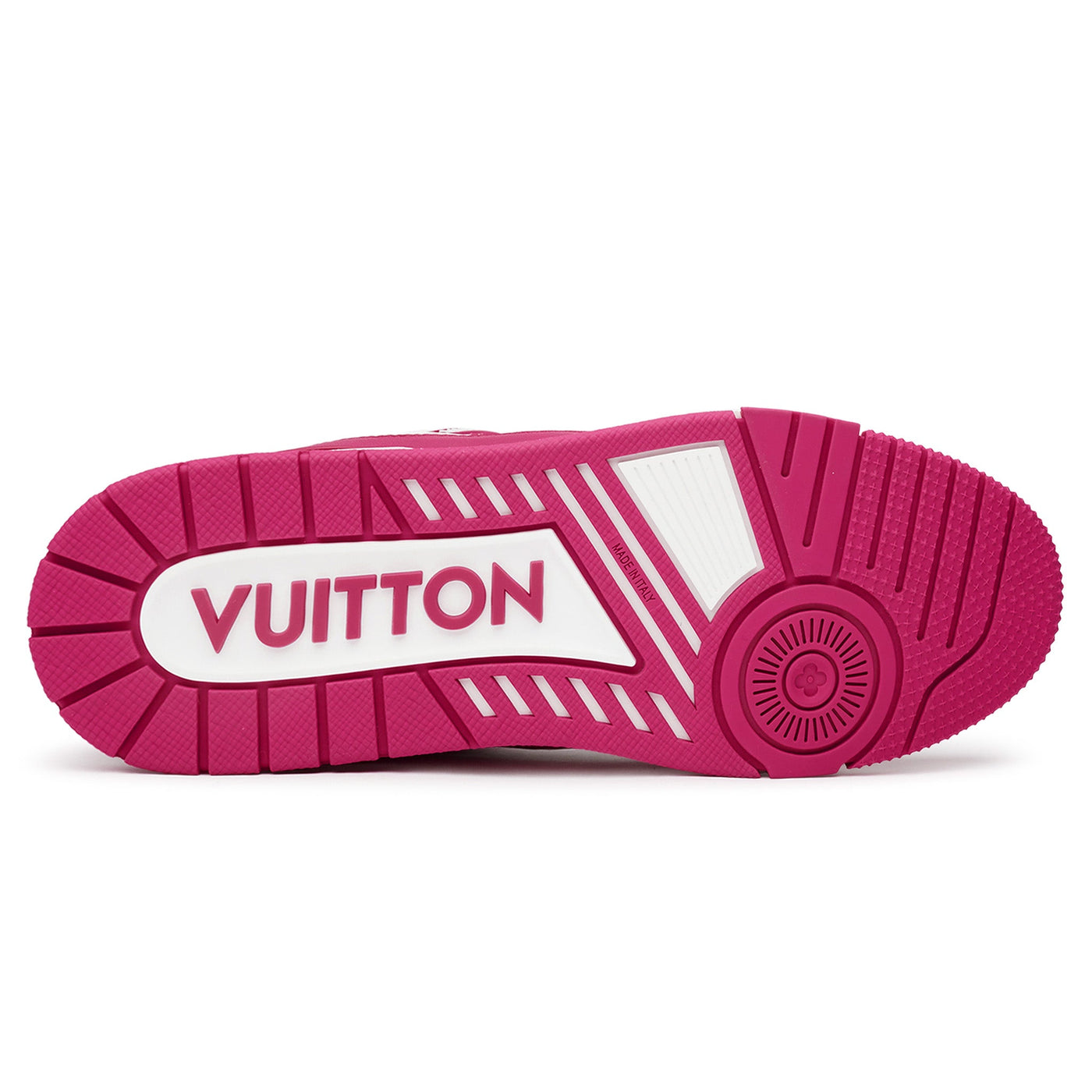 Baskets Louis Vuitton Trainer Fuchsia — vue 4