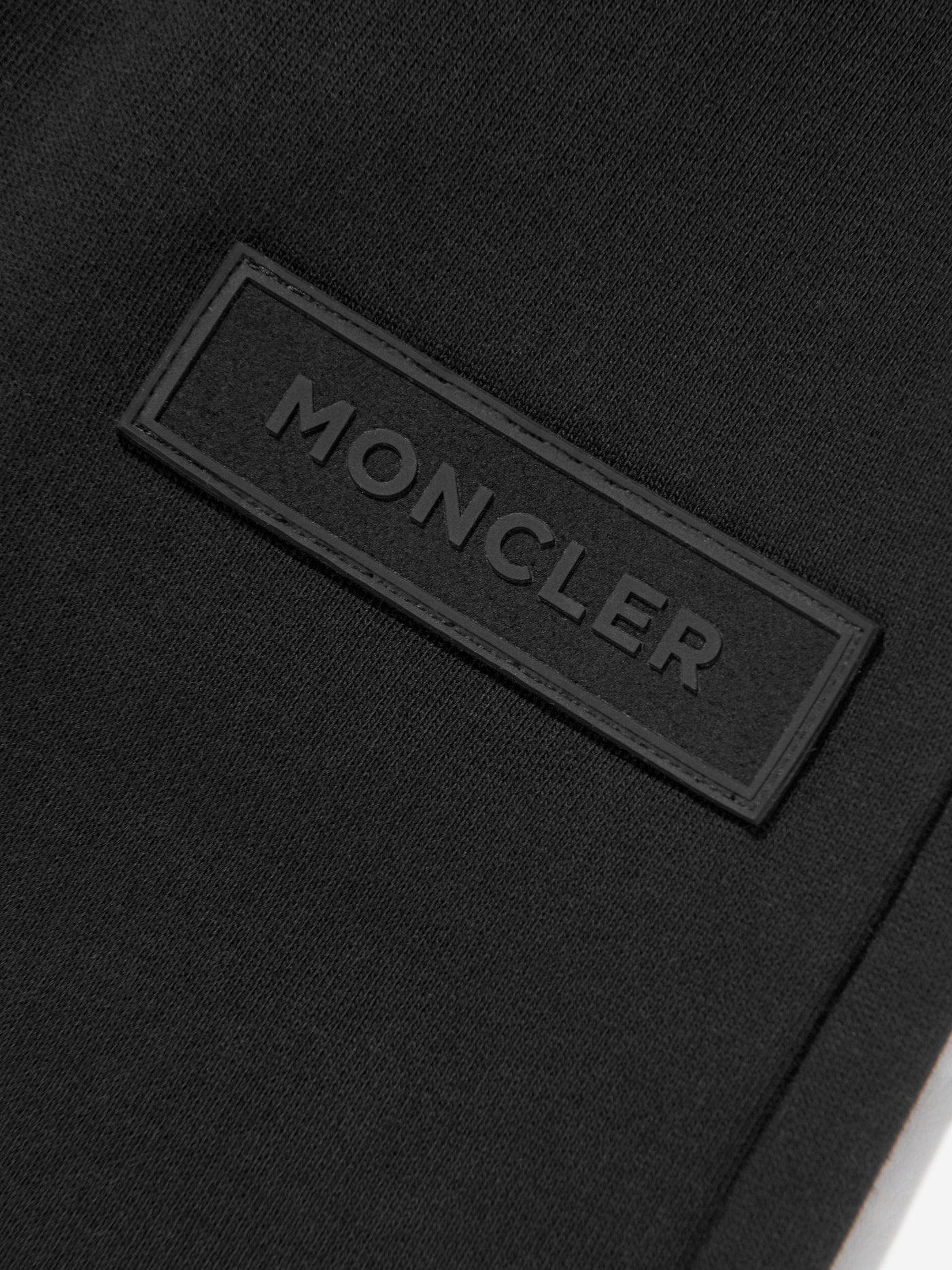 Jogging Moncler Logo Noir Sweatpants — vue 3
