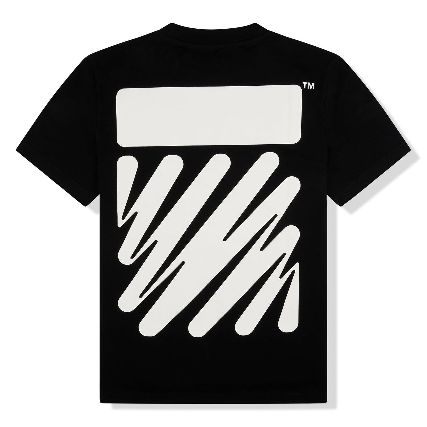 T-Shirt Off-White Waves Diagonals Noir T Shirt — vue 2