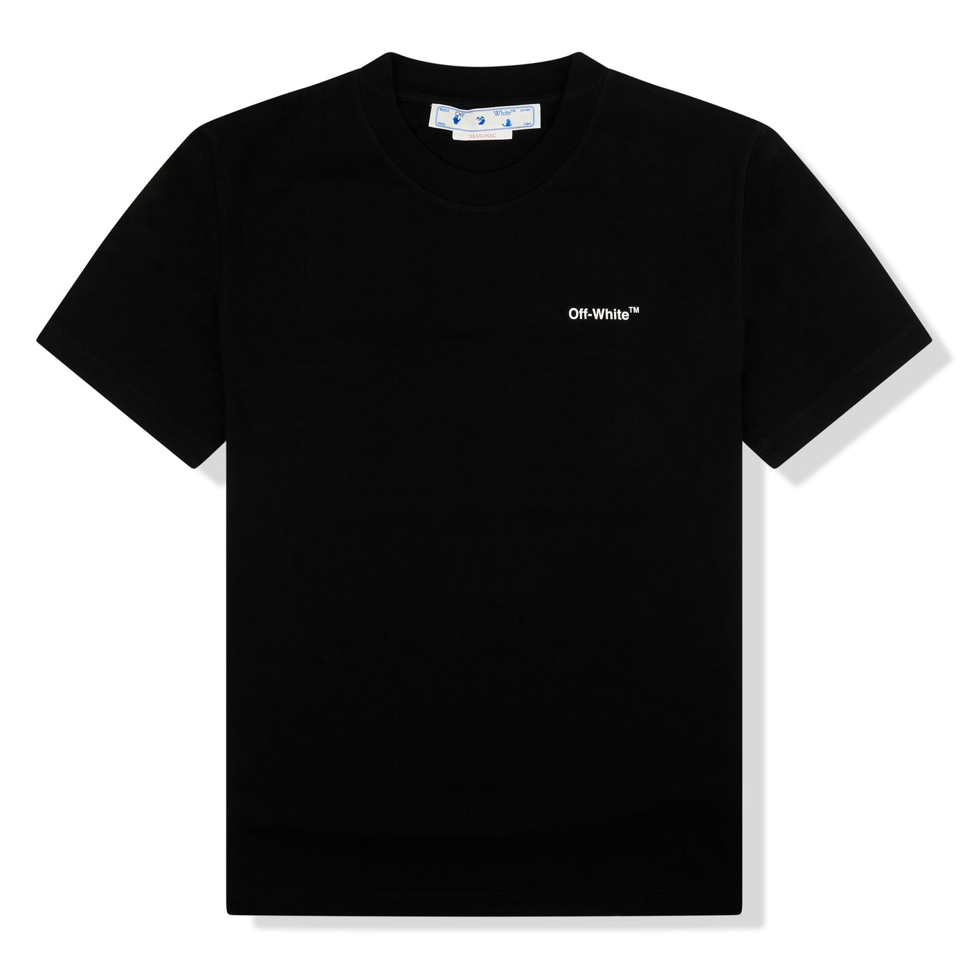 T-Shirt Off-White Waves Diagonals Noir T Shirt