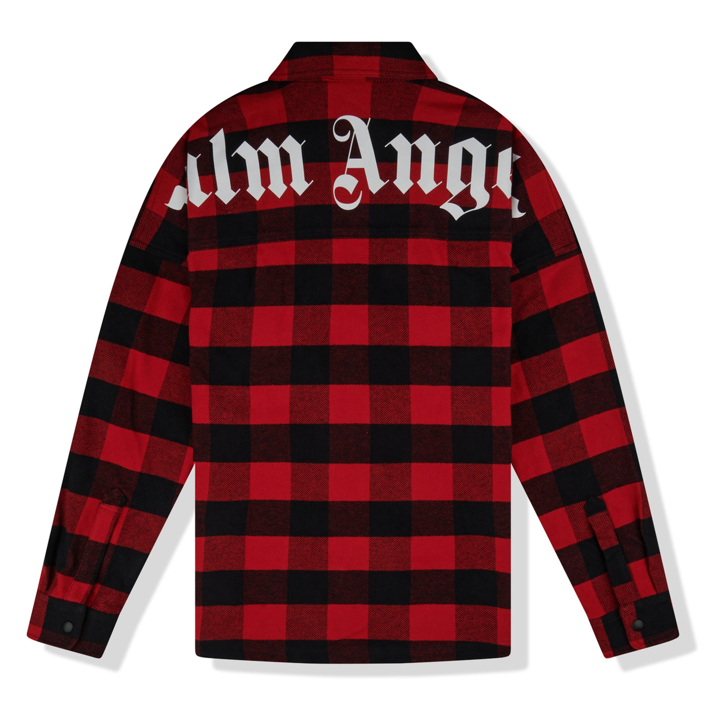 Chemise Palm Angels Check Flannel Rouge Shirt